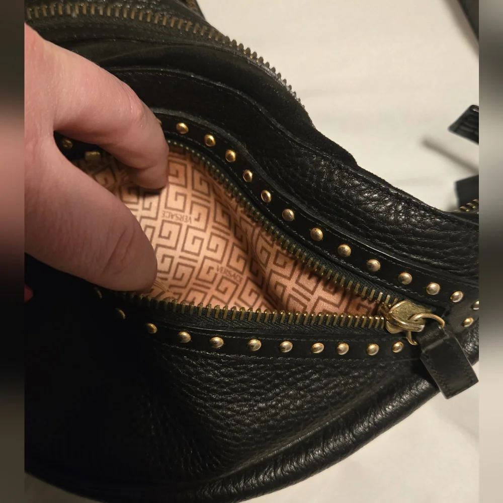 VERSACE Medusa Hobo Style Shoulder Bag - Picture 13 of 14